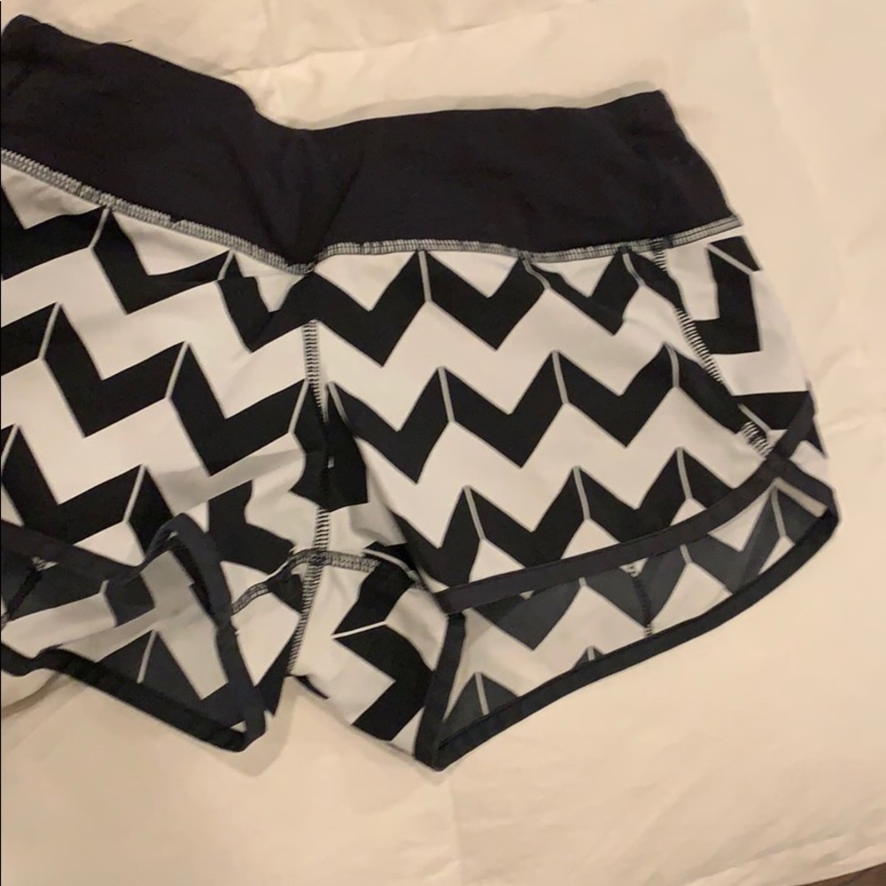 Lululemon black and white shorts!